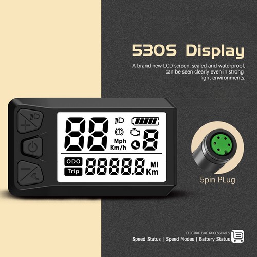 Display bici elettrica 24v - display,