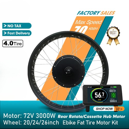 72v 3000w snow bike 24 - snow,