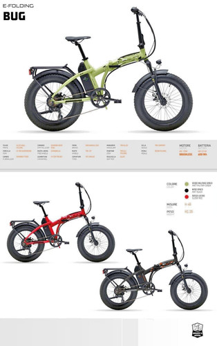 Bici elettrica adriatica bug - elettrica,