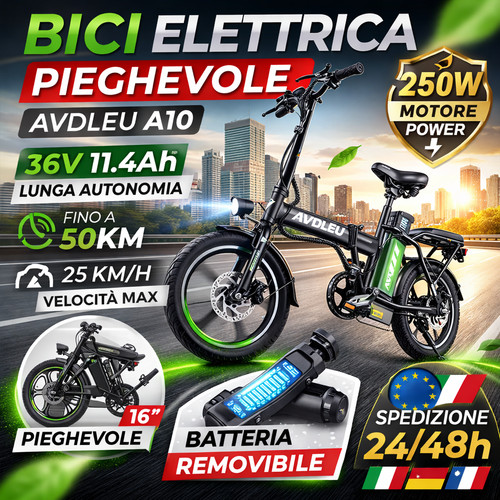 Bici pieghevole city - bici,