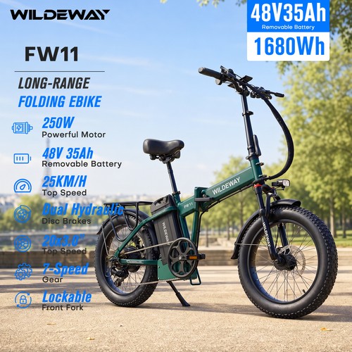 Fw11 bike pieghevole fat - e-bike,